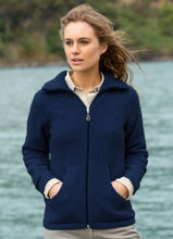 Load image into Gallery viewer, Possum and Merino  NW3005 Market Day Jacket - The ultimate in comfort, this style offers full zip, integrated pockets, turndown rib collar that can be zipped right up, ribbed side panels. WholeGarment seamless construction.
