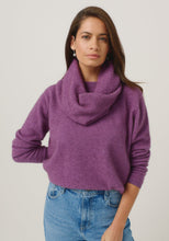 Load image into Gallery viewer, Possum and Merino

0319 Textured Loop Scarf - Loop it once or loop it twice to create more of a snood look. The textured loop scarf is as it&#39;s described a fun combination of knitted stitch structures.

Made in New Zealand from an exclusive Merinomink blend of 50% ZQ Merino, 40% Brushtail possum and 10% Mulberry silk.