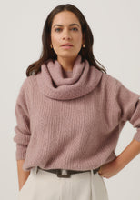 Load image into Gallery viewer, Possum and Merino

0319 Textured Loop Scarf - Loop it once or loop it twice to create more of a snood look. The textured loop scarf is as it&#39;s described a fun combination of knitted stitch structures.

Made in New Zealand from an exclusive Merinomink blend of 50% ZQ Merino, 40% Brushtail possum and 10% Mulberry silk.