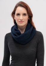 Load image into Gallery viewer, Possum and Merino  0319 Texture Loop Scarf - This scarf looks amazing worn in many ways, due to its beautifully textured knit structure. Loop it twice or three times to create a cosy neck warmer.