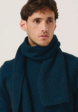 Load image into Gallery viewer, Possum and Merino

0578 Ribbed Scarf - The classic rib scarf never goes out of style. Styled with coats and jackets it will elevate your outfit and keep you cosy.

Made in New Zealand from an exclusive Merinomink blend of 50% ZQ Merino, 40% Brushtail possum and 10% Mulberry silk.