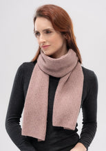 Load image into Gallery viewer, Possum and Merino  0578 Ribbed Scarf - Wrap up in the natural warmth of our signature Ribbed Scarf. Made from our luxurious blend of merino, possum and silk for unbeatable warmth, it&#39;s all you need to keep the cold out this winter.   One size only