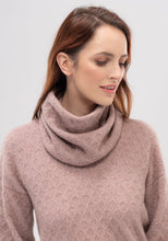 Load image into Gallery viewer, Possum and Merino  0595 Chloe Snood - The Chloe&#39;s gorgeous knit structure will add a touch of class to your outfit. Combine it with the Chloe V Sweater for a cosy roll-neck effect.   One size only