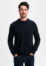 Load image into Gallery viewer, Possum and Merino

100150 Kiran Crew - The Kiran is that everyday crew you&#39;ll reach for regularly. Style it with chinos, jeans or dress it up with a more formal trouser. A super cosy sweater, that is light and comfortable. A classic fit.

Made in New Zealand from an exclusive Merinomink blend of 50% ZQ Merino, 40% Brushtail possum and 10% Mulberry silk.