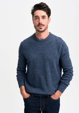 Load image into Gallery viewer, Possum and Merino

100150 Kiran Crew - The Kiran is that everyday crew you&#39;ll reach for regularly. Style it with chinos, jeans or dress it up with a more formal trouser. A super cosy sweater, that is light and comfortable. A classic fit.

Made in New Zealand from an exclusive Merinomink blend of 50% ZQ Merino, 40% Brushtail possum and 10% Mulberry silk.