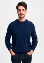 Load image into Gallery viewer, Possum and Merino

100150 Kiran Crew - The Kiran is that everyday crew you&#39;ll reach for regularly. Style it with chinos, jeans or dress it up with a more formal trouser. A super cosy sweater, that is light and comfortable. A classic fit.

Made in New Zealand from an exclusive Merinomink blend of 50% ZQ Merino, 40% Brushtail possum and 10% Mulberry silk.