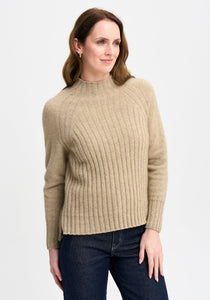 Possum and Merino

100212 Emilia Sweater - Fitted and flattering, this smart sweater features rib detail, a funnel neck, side splits and raglan sleeves. Pair it with the Emilia Skirt for an unforgettable top-to-toe look.&nbsp;

Made in New Zealand from an exclusive Merinomink blend of 50% ZQ Merino, 40% Brushtail possum and 10% Mulberry silk.