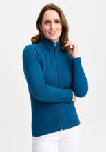 Load image into Gallery viewer, 100248 Jaya Jacket - This slim-fit jacket is an absolute winner and one you won&#39;t want your wardrobe to be without. Simple in silhouette it offers featherweight warmth and understated, timeless style. 

Made in New Zealand from an exclusive Merinomink blend of 50% ZQ Merino, 40% Brushtail possum and 10% Mulberry silk.