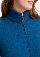 Load image into Gallery viewer, 100248 Jaya Jacket - This slim-fit jacket is an absolute winner and one you won&#39;t want your wardrobe to be without. Simple in silhouette it offers featherweight warmth and understated, timeless style. 

Made in New Zealand from an exclusive Merinomink blend of 50% ZQ Merino, 40% Brushtail possum and 10% Mulberry silk.