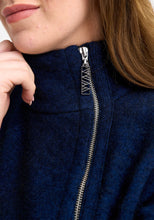 Load image into Gallery viewer, Possum and Merino

100275 Alba Jacket - A sophisticated bomber style jacket, the Alba has all the bells and whistles. Merino lined zipped pockets and the two front zips feature Merinomink zip pulls. Two domes complete the look of this classy cropped jacket - a must-have investment piece. Slim fit.&nbsp;

Made in New Zealand from an exclusive Merinomink blend of 50% ZQ Merino, 40% Brushtail possum and 10% Mulberry silk.