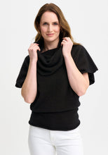 Load image into Gallery viewer, Possum and Merino

100277 Olivia Cape - Wear it this way or that. The Olivia can be flipped upside down and worn like a dress, or worn tunic style. With a relaxed fit and cowl neckline, it&#39;s a classic that will stand the test of time. Relaxed fit.

Made in New Zealand from an exclusive Merinomink blend of 50% ZQ Merino, 40% Brushtail possum and 10% Mulberry silk.