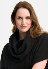 Load image into Gallery viewer, Possum and Merino

100277 Olivia Cape - Wear it this way or that. The Olivia can be flipped upside down and worn like a dress, or worn tunic style. With a relaxed fit and cowl neckline, it&#39;s a classic that will stand the test of time. Relaxed fit.

Made in New Zealand from an exclusive Merinomink blend of 50% ZQ Merino, 40% Brushtail possum and 10% Mulberry silk.