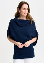 Load image into Gallery viewer, Possum and Merino

100277 Olivia Cape - Wear it this way or that. The Olivia can be flipped upside down and worn like a dress, or worn tunic style. With a relaxed fit and cowl neckline, it&#39;s a classic that will stand the test of time. Relaxed fit.

Made in New Zealand from an exclusive Merinomink blend of 50% ZQ Merino, 40% Brushtail possum and 10% Mulberry silk.