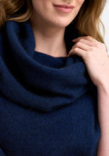 Load image into Gallery viewer, Possum and Merino

100277 Olivia Cape - Wear it this way or that. The Olivia can be flipped upside down and worn like a dress, or worn tunic style. With a relaxed fit and cowl neckline, it&#39;s a classic that will stand the test of time. Relaxed fit.

Made in New Zealand from an exclusive Merinomink blend of 50% ZQ Merino, 40% Brushtail possum and 10% Mulberry silk.