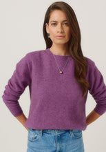 Load image into Gallery viewer, Possum and Merino

100296 Mia Crew - The go-to crew that you&#39;ll wear on repeat. This ageless style has a slim, classic fit and is short but not cropped in length. It features new Merinomink branding. Team it with the Essential Snood to effortlessly transform it into a rollneck.&nbsp;

Made in New Zealand from an exclusive Merinomink blend of 50% ZQ Merino, 40% Brushtail possum and 10% Mulberry silk.