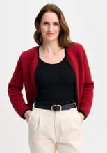 Load image into Gallery viewer, Possum and Merino

100298 Eloise Jacket - Eloise is all about style and grace. A refined silhouette and soft v neckline is met with a zipper that comes down to a curved front hem. A Merinomink zip pull and pockets add to the thoughtful design of this jacket. With a felted finish and subtle check detail, this new jacket is poised to become a highly coveted piece. Slim fit.&nbsp;

Made in New Zealand from an exclusive Merinomink blend of 50% ZQ Merino, 40% Brushtail possum and 10% Mulberry silk.