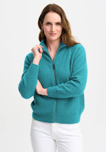 Load image into Gallery viewer, Possum and Merino

100300 Arianne Jacket - The Arianne is that everyday jacket you&#39;ll reach for all the time. Paired with jeans or chinos, it has a smart casual look and an interesting textural knit. Topped off with pockets and a stylish Merinomink zip pull, it&#39;s designed to keep you warm without weighing you down. Classic fit.&nbsp;

Made in New Zealand from an exclusive Merinomink blend of 50% ZQ Merino, 40% Brushtail possum and 10% Mulberry silk.