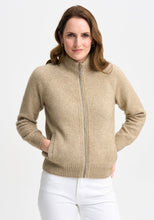 Load image into Gallery viewer, Possum and Merino

100300 Arianne Jacket - The Arianne is that everyday jacket you&#39;ll reach for all the time. Paired with jeans or chinos, it has a smart casual look and an interesting textural knit. Topped off with pockets and a stylish Merinomink zip pull, it&#39;s designed to keep you warm without weighing you down. Classic fit.&nbsp;

Made in New Zealand from an exclusive Merinomink blend of 50% ZQ Merino, 40% Brushtail possum and 10% Mulberry silk.