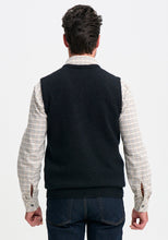 Load image into Gallery viewer, Possum and Merino

100307 Palmer Vest - This classic pullover vest features argyle detailing with hand-stitched cross detail. Team it with a shirt or merino layer to dress it up or down for the office or a day on the green. A classic fit

Made in New Zealand from an exclusive Merinomink blend of 50% ZQ Merino, 40% Brushtail possum and 10% Mulberry silk.