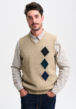 Load image into Gallery viewer, Possum and Merino

100307 Palmer Vest - This classic pullover vest features argyle detailing with hand-stitched cross detail. Team it with a shirt or merino layer to dress it up or down for the office or a day on the green. A classic fit

Made in New Zealand from an exclusive Merinomink blend of 50% ZQ Merino, 40% Brushtail possum and 10% Mulberry silk.