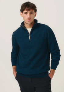 Possum and Merino

100309 Whittaker Half Zip – A Merinomink signature zip sweater with striped contrast collar features a Merinomink zip pull. This timeless piece can be dressed up or down to suit almost any occasion. A classic fit.

Made in New Zealand from an exclusive Merinomink blend of 50% ZQ Merino, 40% Brushtail possum and 10% Mulberry silk.