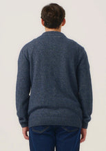Load image into Gallery viewer, Possum and Merino

100350 Whittaker Zip Jacket - This classic jacket is a go-to piece with pockets and contrast striped collar. Featuring a Merinomink zip pull, its ready for whatever the weather throws at you. A classic fit.

Made in New Zealand from an exclusive Merinomink blend of 50% ZQ Merino, 40% Brushtail possum and 10% Mulberry silk.