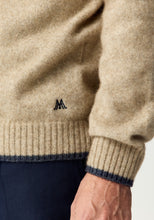 Load image into Gallery viewer, Possum and Merino

100492 Whittaker Half Zip – Defined by its contrast striped collar and signature Merinomink zip pull, this enduring favourite balances comfort and style with ease. The classic silhouette layers effortlessly and transitions seamlessly between casual and elevated dressing, making it a piece you'll return to season after season. A classic fit.

Made in New Zealand from an exclusive Merinomink blend of 50% ZQ Merino, 40% Brushtail possum and 10% Mulberry silk.