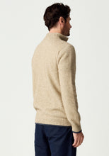 Load image into Gallery viewer, Possum and Merino

100492 Whittaker Half Zip – Defined by its contrast striped collar and signature Merinomink zip pull, this enduring favourite balances comfort and style with ease. The classic silhouette layers effortlessly and transitions seamlessly between casual and elevated dressing, making it a piece you'll return to season after season. A classic fit.

Made in New Zealand from an exclusive Merinomink blend of 50% ZQ Merino, 40% Brushtail possum and 10% Mulberry silk.