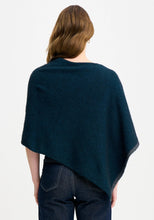 Load image into Gallery viewer, Possum and Merino

1623 Two Tone Poncho - A fan favourite, the Two Tone Poncho is a winner. With a relaxed fit and contrast coloured tipping it&#39;s cut for comfort and style. With a rainbow of colour options on offer, this is one you&#39;ll want in each colour! Classic fit.&nbsp;

Made in New Zealand from an exclusive Merinomink blend of 50% ZQ Merino, 40% Brushtail possum and 10% Mulberry silk.