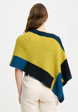 Load image into Gallery viewer, Possum and Merino

1677 Empress Poncho - The Empress should have been called impress, as you&#39;ll be sure to turn heads in this one! With its bold colour blocking and timeless design, the Empress Poncho is statement piece you&#39;ll love.

Made in New Zealand from an exclusive Merinomink blend of 50% ZQ Merino, 40% Brushtail possum and 10% Mulberry silk.