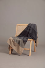 Load image into Gallery viewer, Possum and Merino
5020 Ombre Throw - Our beautiful Ombre Throw is perfect for keeping you warm both at home or when traveling! Featuring a tonal ombre pattern inspired by our best selling Ombre Poncho, this Possum Merino throw offers superior warmth, cosiness, and softness.
35% Possum Fur, 55% Merino, 10% Pure Mulberry Silk