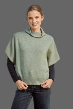 Load image into Gallery viewer, Possum and Merino  5043 Shrug Sweater – This Shrug Sweater impresses with its form and function, artfully draping on the body while keeping you exceptionally warm.  Natural wool and possum fibres combine with delicate mulberry silk to create a forever knit you will cherish for years to come.  Shrug style short sleeve sweater Lightweight warmth 35% Possum Fur, 55% Merino Wool, 10% Pure Mulberry Silk New Zealand designed and manufactured