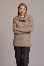 Load image into Gallery viewer, Possum and Merino  5047 Cowl Neck Sweater – Featuring a beautifully soft cowl neck, this sweater is made from a signature blend of merino wool, possum down and silk for ultimate winter comfort.  Available in three beautiful colourways.  35% Possum Fur, 55% Merino Wool, 10% Pure Mulberry Silk. New Zealand designed and manufactured