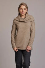 Load image into Gallery viewer, Possum and Merino  5047 Cowl Neck Sweater – Featuring a beautifully soft cowl neck, this sweater is made from a signature blend of merino wool, possum down and silk for ultimate winter comfort.  Available in three beautiful colourways.  35% Possum Fur, 55% Merino Wool, 10% Pure Mulberry Silk. New Zealand designed and manufactured