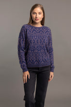 Load image into Gallery viewer, Possum and Merino

5056 Fair Isle Pullover - This timeless Fair Isle pullover adds a touch of heritage style to your wardrobe and offers both elegance and warmth. The intricate Fair Isle pattern makes it perfect for layering through the cooler months, while the soft fibres ensure a cosy, comfortable fit. Hold onto this classic piece, made to endure the changing seasons with style and grace.

35% Possum Fur, 55% Merino Wool, 10% Pure Mulberry Silk
New Zealand designed and manufactured
Natural and Sustainable