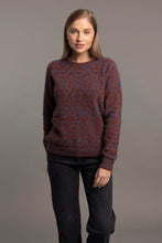 Load image into Gallery viewer, Possum and Merino

5056 Fair Isle Pullover - This timeless Fair Isle pullover adds a touch of heritage style to your wardrobe and offers both elegance and warmth. The intricate Fair Isle pattern makes it perfect for layering through the cooler months, while the soft fibres ensure a cosy, comfortable fit. Hold onto this classic piece, made to endure the changing seasons with style and grace.

35% Possum Fur, 55% Merino Wool, 10% Pure Mulberry Silk
New Zealand designed and manufactured
Natural and Sustainable