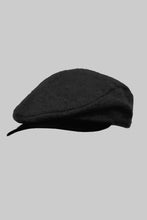Load image into Gallery viewer, Possum and Merino
608 Cheesecutter with Lambskin Peak -This is the classic Possum Merino mens cheesecutter to keep one's head warm while delivering timeless sophistication. The genuine lambskin leather peak compliments the design which McDonald NZ has specially crafted for you. Make it a great gift or keep one for yourself
35% Possum Fur, 55% Merino Wool, 10% Pure Mulberry Silk.