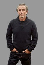 Load image into Gallery viewer, Possum and Merino.
620 Short Zip Rib Sleeve Sweater - a classic yet distinctive sweater made from the ultimate combination of natural fibers for warmth without weight. The Short Zip Sweater that will take you anywhere and last you many seasons to come.
35% Possum Fur, 55% Merino Wool, 10% Pure Mulberry Silk