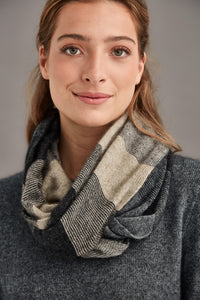 Possum and Merino. 658 Ombre Snood - Undoubtedly a star in this season's range, this incredibly versatile snood made with the finest Possum Merino and Mulberry Silk blend in New Zealand.  