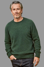 Load image into Gallery viewer, 6603 Rack Stitch Crew Neck Jumper - Whether you’re out for the night or in the wild, this timeless Crew Neck jersey will get you through the elements in style. Nature’s finest natural fibres are brought together with quality workmanship for comfort and warmth. 35% Possum Fur, 55% Merino Wool, 10% Pure Mulberry Silk