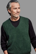 Load image into Gallery viewer, Possum and Merino  
6636 Ridge Vest – A classic vest with feature ridge neck detailing, the blend of natural Merino, Possum fur and Silk fibres will ensure the cold never gets in.  Hold onto this sumptuous vest and don’t let go until the mercury rises.  Rib detailing on neck 
35% Possum Fur, 55% Merino Wool, 10% Pure Mulberry Silk New Zealand designed and manufactured