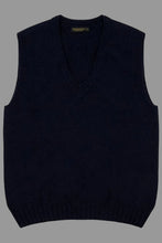 Load image into Gallery viewer, Possum and Merino  
6636 Ridge Vest – A classic vest with feature ridge neck detailing, the blend of natural Merino, Possum fur and Silk fibres will ensure the cold never gets in.  Hold onto this sumptuous vest and don’t let go until the mercury rises.  Rib detailing on neck 
35% Possum Fur, 55% Merino Wool, 10% Pure Mulberry Silk New Zealand designed and manufactured