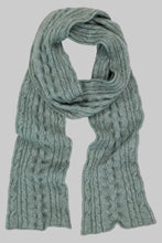 Load image into Gallery viewer, Possum and Merino
669 Cable Scarf - Feel the luxurious warmth as you wrap this beautifully soft scarf on your neck. Style by adding a touch of colour to your neutral&nbsp;outfit or toning down a bright outfit with your selection from our beautiful range of colours. McDonald NZ’s Possum Merino and Mulberry Silk Cable Scarf features the intricate detail of the cable knit structure. An essential accessory for every wardrobe.
35% Possum Fur, 55% Merino Wool, 10% Pure Mulberry Silk.