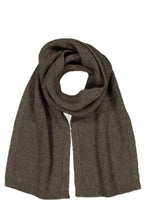 Load image into Gallery viewer, Possum and Merino  671 Fine Rib Scarf - Super soft and luxurious scarf.  Finished end with knitted binding and blended with Pure Mulberry Silk.  It is a scarf that compliments anybody&#39;s style - A scarf that you will just not want to part with.  35% Possum Fur, 55% Merino Wool, 10% Pure Mulberry Silk.