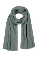 Load image into Gallery viewer, Possum and Merino  671 Fine Rib Scarf - Super soft and luxurious scarf.  Finished end with knitted binding and blended with Pure Mulberry Silk.  It is a scarf that compliments anybody's style - A scarf that you will just not want to part with.  35% Possum Fur, 55% Merino Wool, 10% Pure Mulberry Silk.