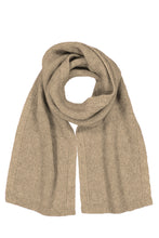 Load image into Gallery viewer, Possum and Merino  671 Fine Rib Scarf - Super soft and luxurious scarf.  Finished end with knitted binding and blended with Pure Mulberry Silk.  It is a scarf that compliments anybody's style - A scarf that you will just not want to part with.  35% Possum Fur, 55% Merino Wool, 10% Pure Mulberry Silk.
