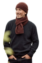 Load image into Gallery viewer, Possum and Merino  671 Fine Rib Scarf - Super soft and luxurious scarf.  Finished end with knitted binding and blended with Pure Mulberry Silk.  It is a scarf that compliments anybody's style - A scarf that you will just not want to part with.  35% Possum Fur, 55% Merino Wool, 10% Pure Mulberry Silk.