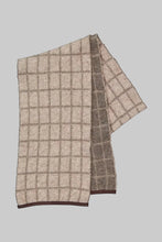 Load image into Gallery viewer, Possum and Merino
673 Check Scarf with Lambskin Trim - Checkered pattern never gets old and so is this Possum Merino check scarf with genuine lambskin leather trim. Accessorize yourself with this contemporary scarf and a matching 6081 Cheesecutter or choose it as the perfect luxury giveaway for someone special.
One size only
35% Possum Fur, 55% Merino Wool, 10% Pure Mulberry Silk.