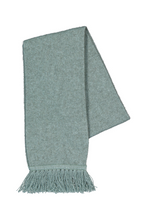 Load image into Gallery viewer, 674 Plain Tubular Scarf - You cannot go wrong with the classic fringed Plain tubular scarf. This Possum Merino neck scarf blended with Mulberry Silk is the perfect way to keep warm with its double thickness. Tie it how you like and step out in style.  Match this with our 675 Plain Tubular Beanie,  style 675, to create the simple, yet attractive look. 35% Possum Fur, 55% Merino Wool, 10% Pure Mulberry Silk. 150cm x 17cm approx. size.