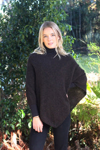 9982 Plain Poncho - Simple poncho with rib neckband and hem.  One size – approx. 180m x 70cm